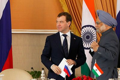 Визит президента Медведева в Индию