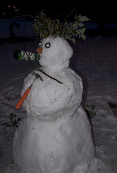 Пьяные снеговики