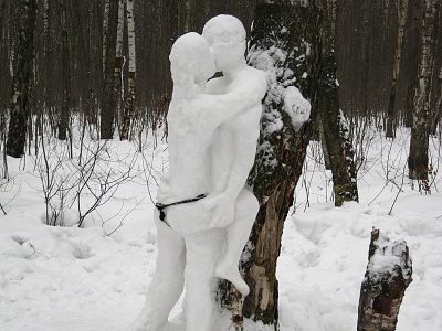 Снеговик из влюбленных