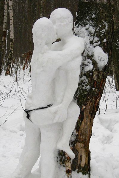 Снеговик из влюбленных