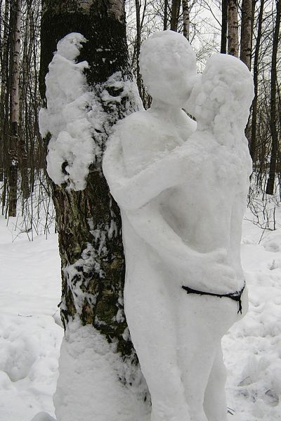 Снеговик из влюбленных