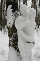 Снеговик из влюбленных