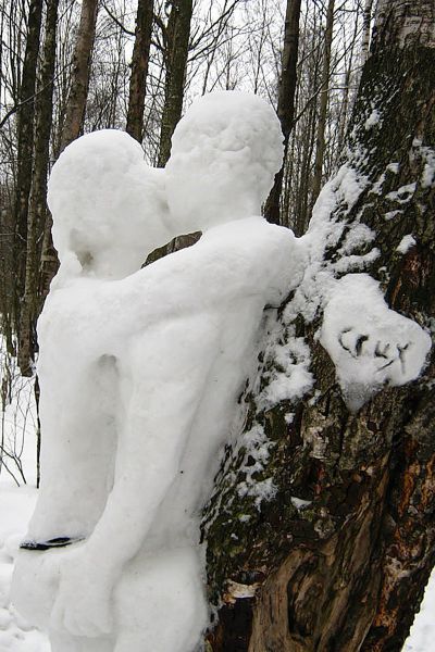 Снеговик из влюбленных