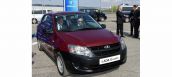 Фото 1 Путин провел в Тольятти тест-драйв "народной" Lada Granta