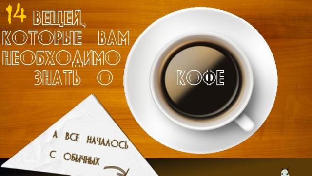 Кофеманам посвящается