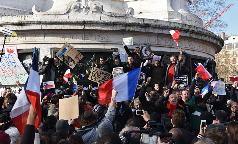 Фото 8 Марш единства в Париже
